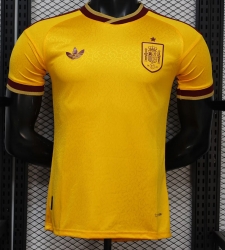 2026 Spain yellow special player version S-XXL